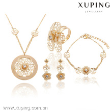 63737-Xuping mariage à la mode fleur bijoux bijoux classique ensemble pour les femmes